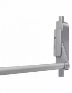 Serrure antipanique 3 points haut et bas réversible laqué gris porte maxi 1150 mm 2