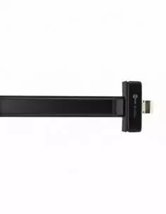 Serrure antipanique s-push 1 point réversible laqué noir 2