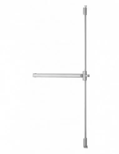 Serrure antipanique s-push 2/3 points haut et bas réversible laqué gris