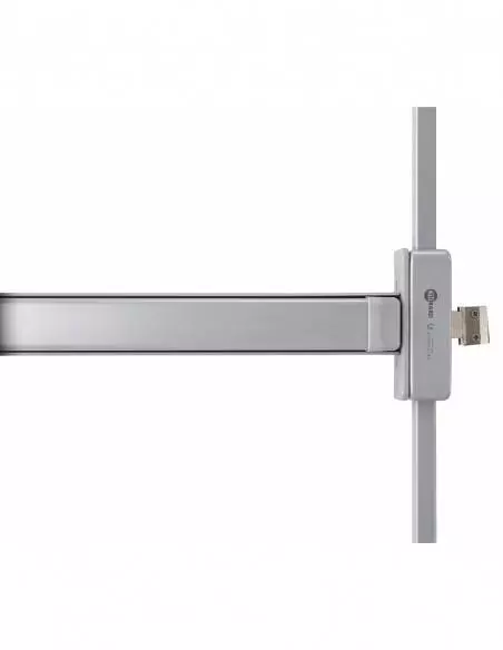 Serrure antipanique s-push 2/3 points haut et bas réversible laqué gris