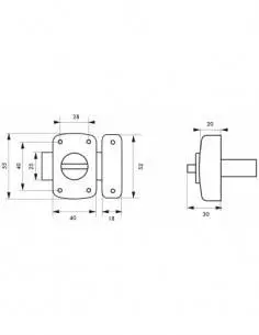 Alouette 40 mm epoxy argent 2