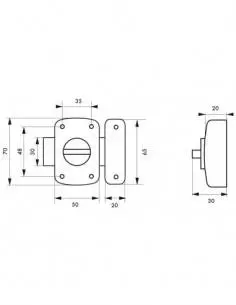 Alouette 50 mm epoxy bronze 2