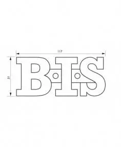 Lettres bis" hauteur 51mm à visser" 2
