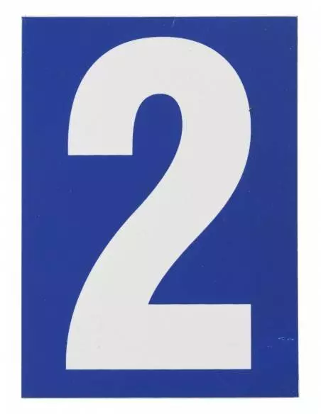 Plaque signalétique 65x90mm 2" avec adhésif"