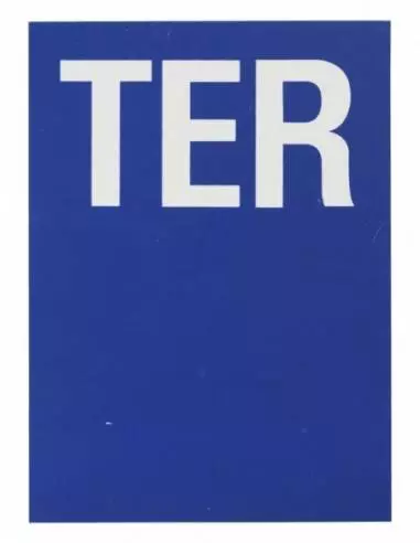 Plaque signalétique 65x90mm ter" avec adhésif"