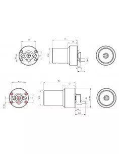 Adaptateur lap cylindre double 2