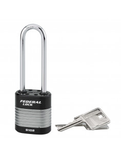 PROTECTOR LAMINATED PADLOCK 44MM HARDENED MOLYBDENUM SHACKLE 76MM 2 KE