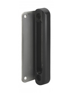 Gâche à visser pour serrure en applique pour portail, noir 9005 - THIRARD 2