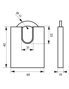 CAD 530P 60MM ANSE ACIER... 2