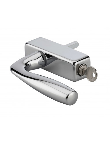 Béquille Shark pour fenêtre, chromé poli, 1 clé - THIRARD Béquille Shark pour fenêtre, chromé poli, 1 clé - THIRARD