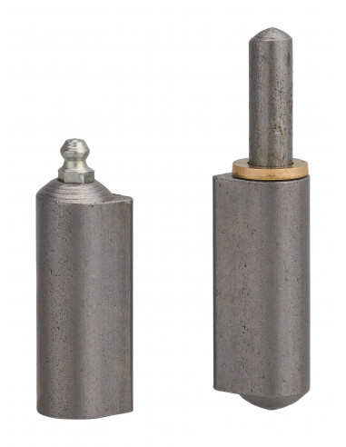 PAUMELLE A SOUDER H.100MM AVEC GRAISSEUR PAUMELLE A SOUDER H.100MM AVEC GRAISSEUR