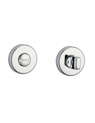 Paire de rosaces, condamnation, chromé poli - THIRARD Paire de rosaces, condamnation, chromé poli - THIRARD