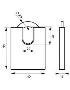 CAD 510P 40MM ANSE ACIER... 2