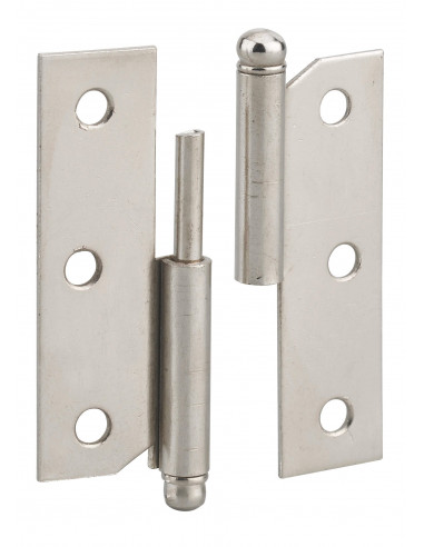 PAUMELLE ACIER NICK 60X40 G PAUMELLE ACIER NICK 60X40 G