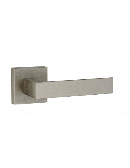 Paire de béquilles Fifty pour porte, carré 7mm, nickelé satiné - THIRARD