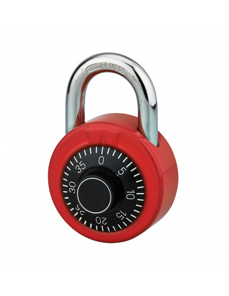 Cadenas à bouton de combinaison Collège, anse acier cémenté nickelé - THIRARD
